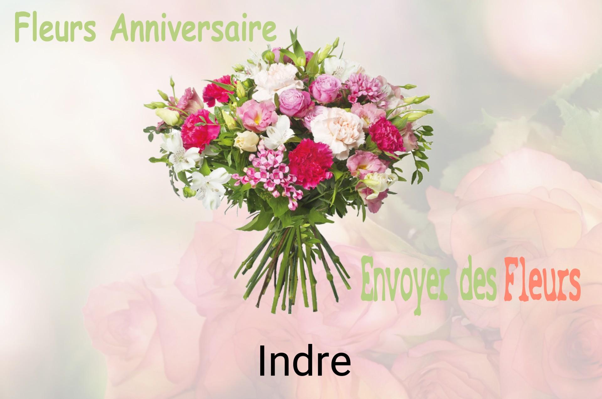 Bouquet de fleurs d’anniversaire livré à Indre